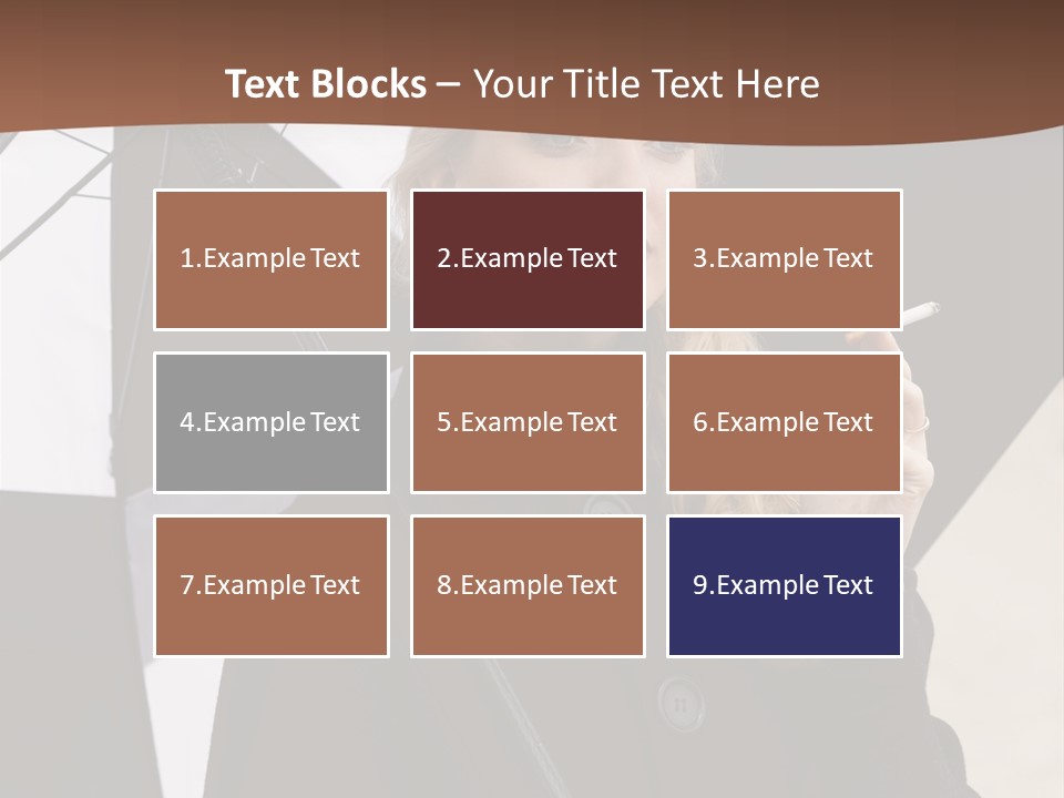 Smoking Retro Monochrome PowerPoint Template
