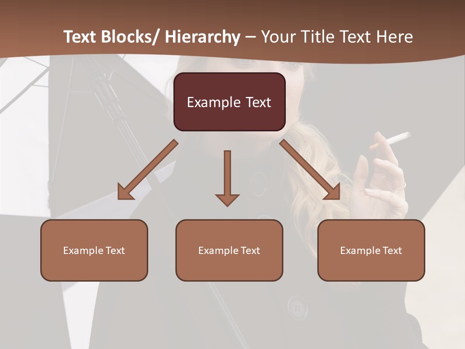 Smoking Retro Monochrome PowerPoint Template