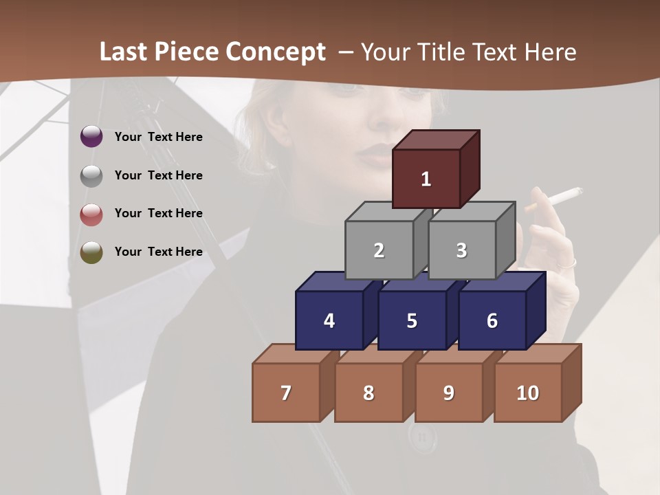 Smoking Retro Monochrome PowerPoint Template