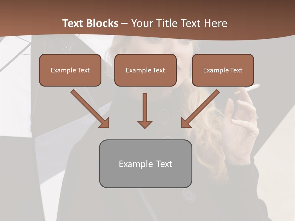 Smoking Retro Monochrome PowerPoint Template