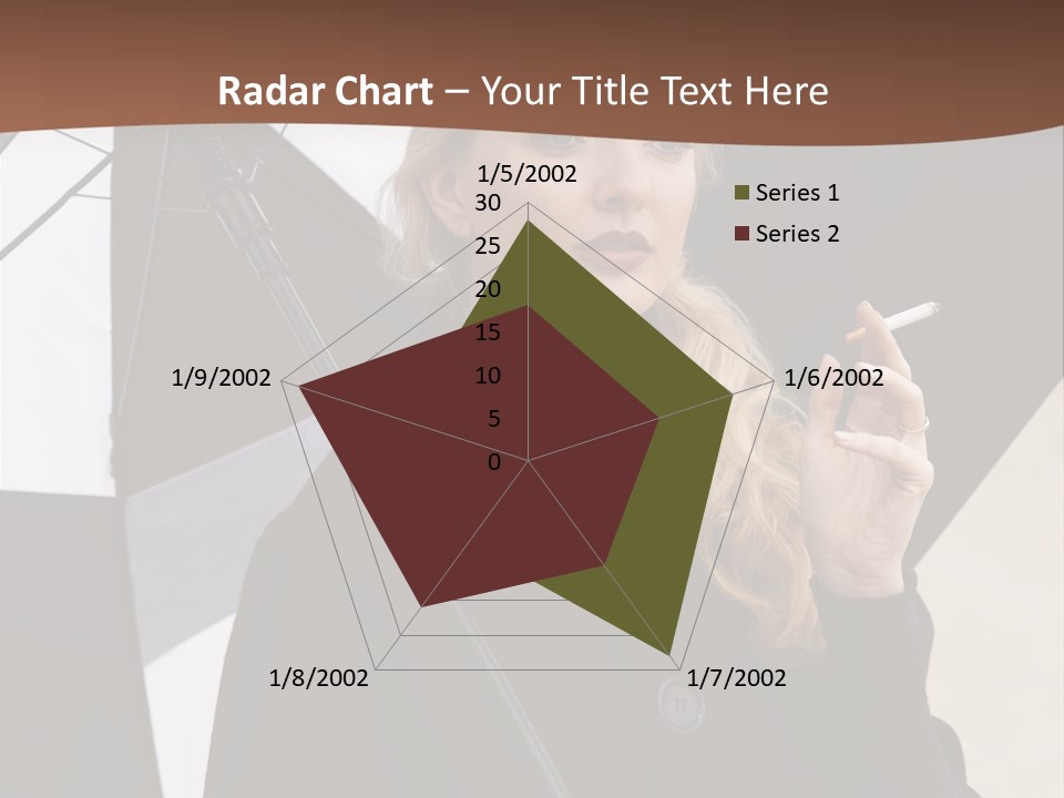Smoking Retro Monochrome PowerPoint Template