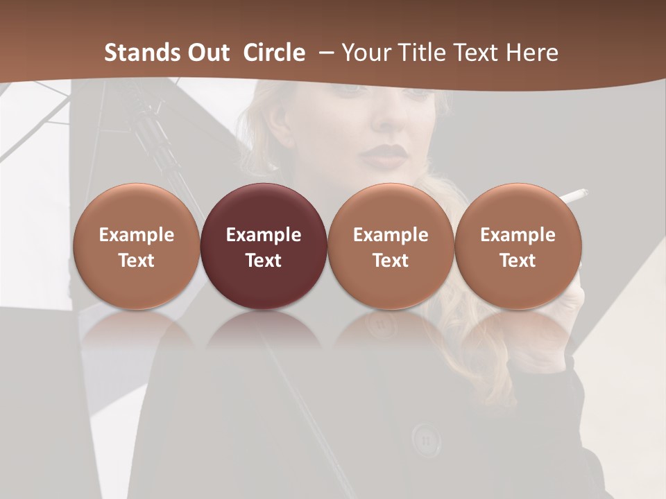 Smoking Retro Monochrome PowerPoint Template