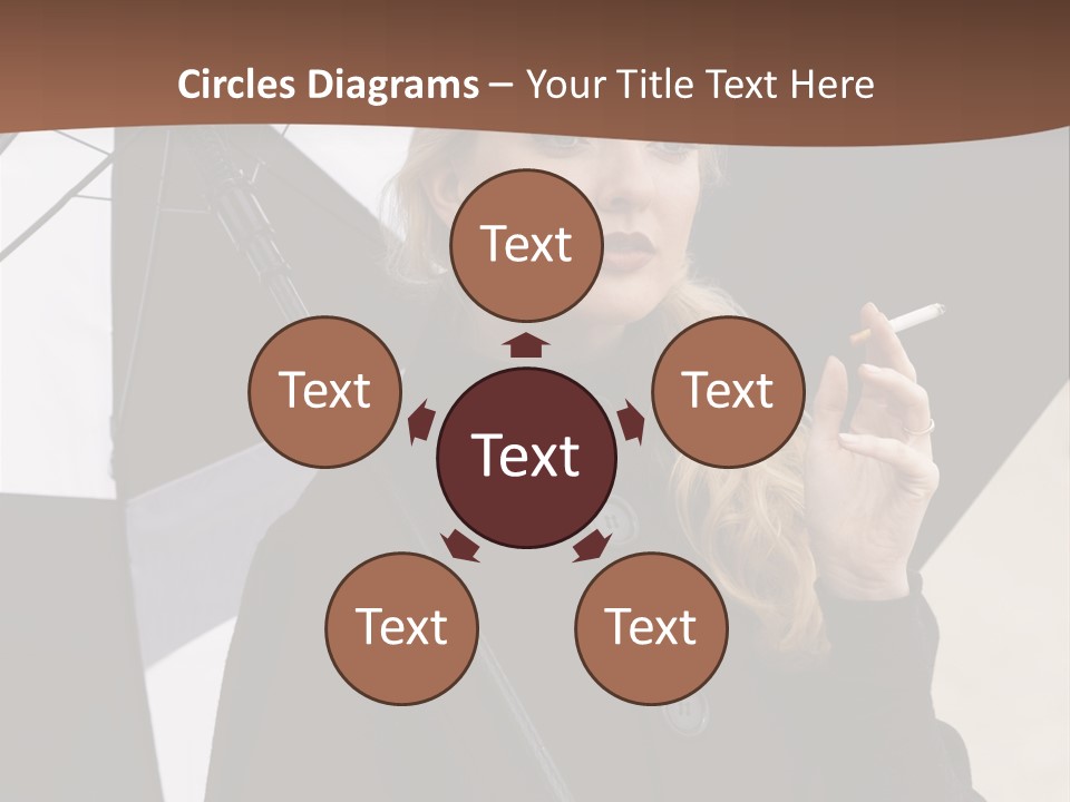 Smoking Retro Monochrome PowerPoint Template