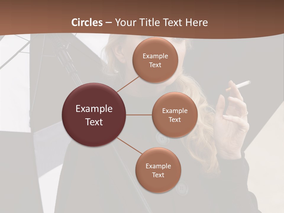 Smoking Retro Monochrome PowerPoint Template