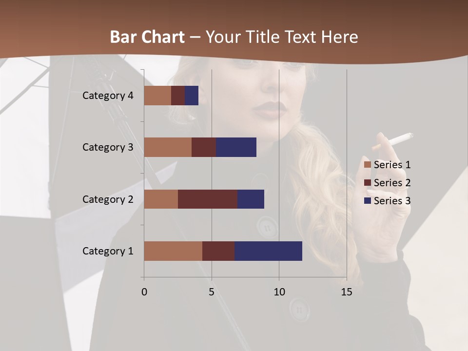 Smoking Retro Monochrome PowerPoint Template