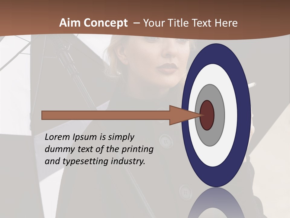 Smoking Retro Monochrome PowerPoint Template