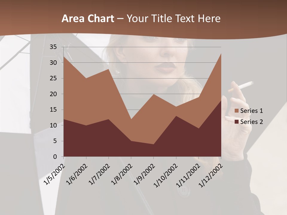 Smoking Retro Monochrome PowerPoint Template