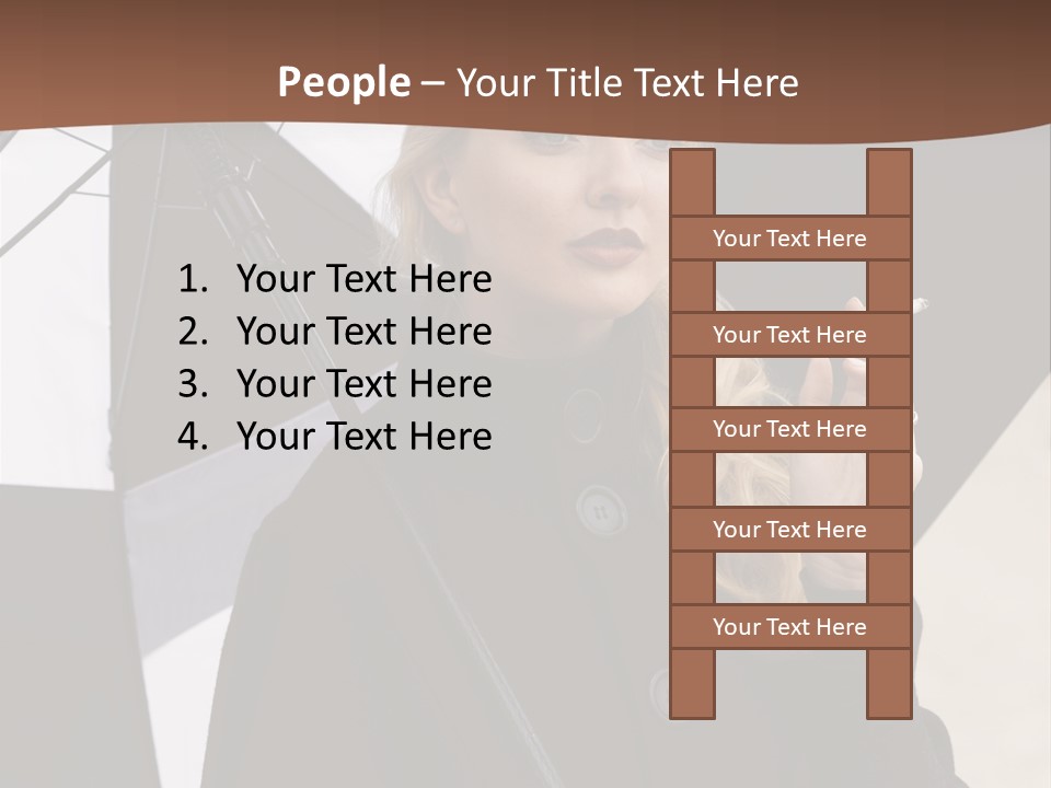 Smoking Retro Monochrome PowerPoint Template