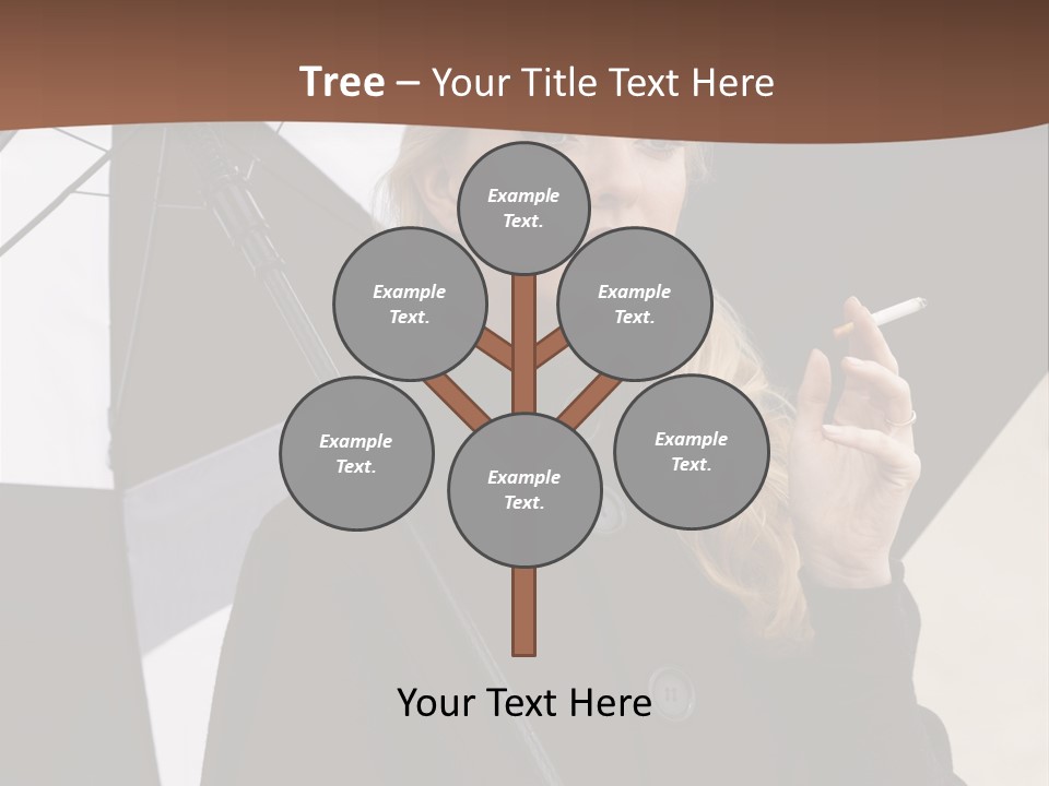 Smoking Retro Monochrome PowerPoint Template