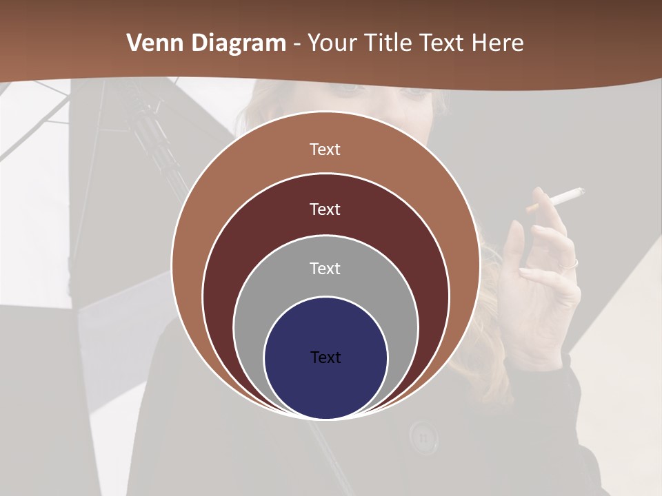 Smoking Retro Monochrome PowerPoint Template