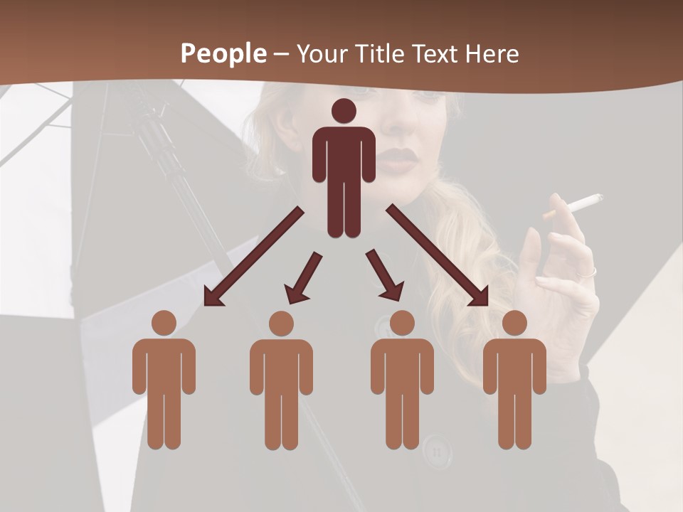 Smoking Retro Monochrome PowerPoint Template