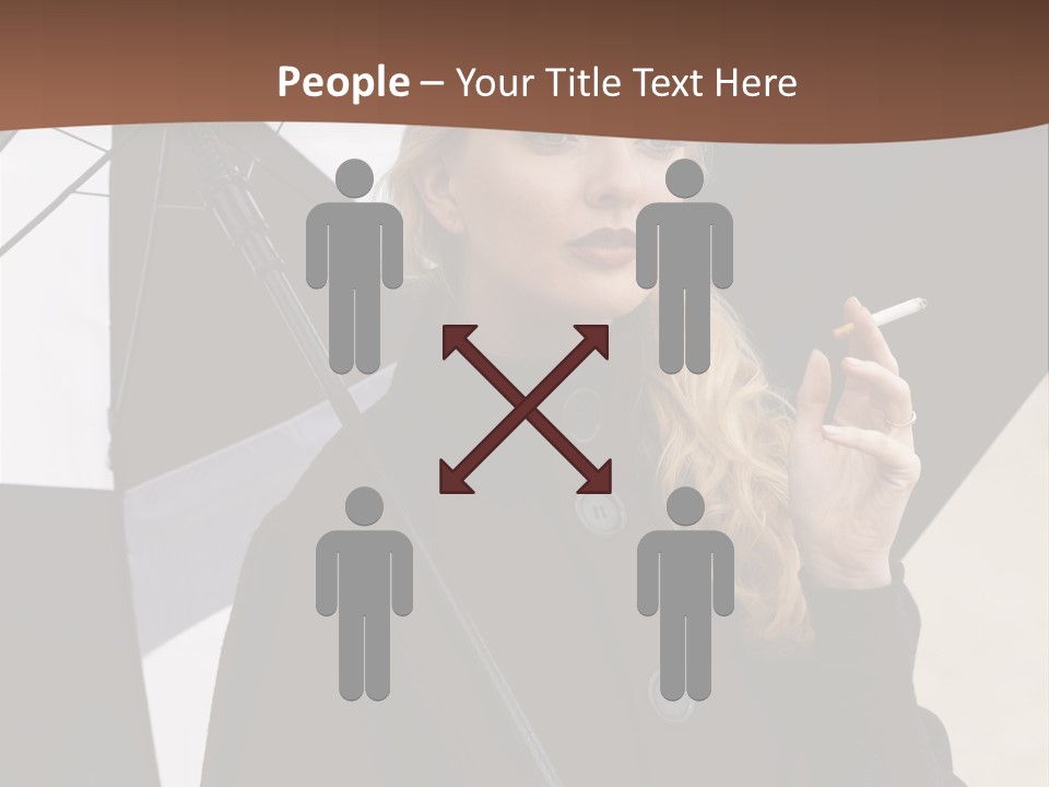 Smoking Retro Monochrome PowerPoint Template