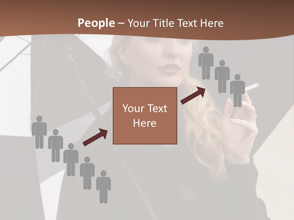 Smoking Retro Monochrome PowerPoint Template