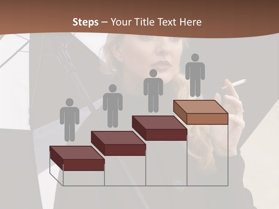 Smoking Retro Monochrome PowerPoint Template