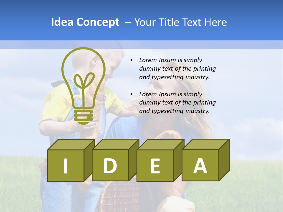 Laugh Bread People PowerPoint Template