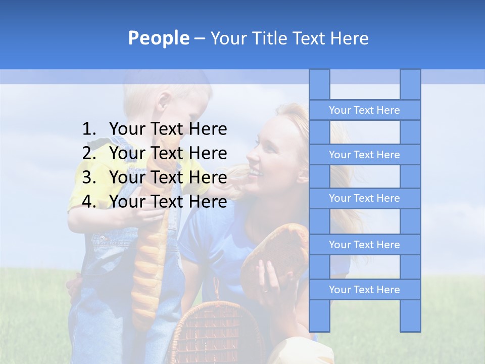 Laugh Bread People PowerPoint Template