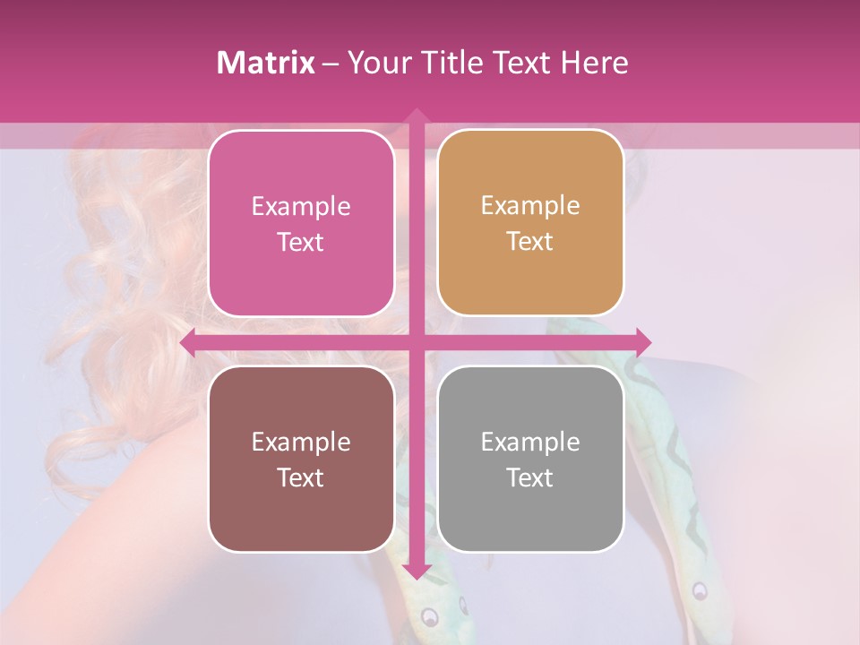 Pretty Female Summer PowerPoint Template