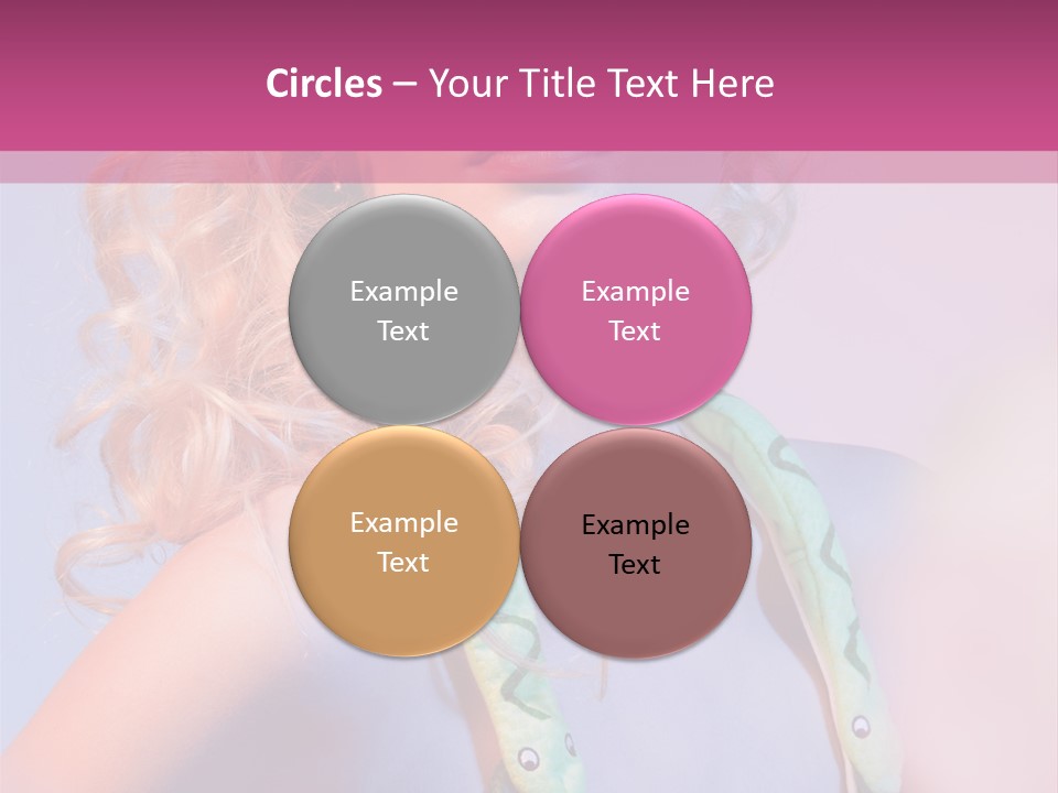 Pretty Female Summer PowerPoint Template