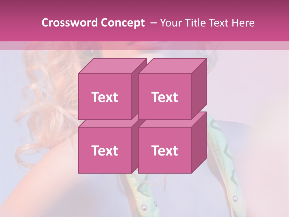 Pretty Female Summer PowerPoint Template