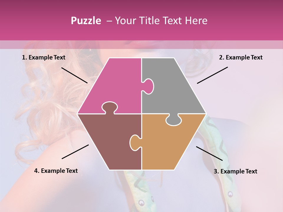 Pretty Female Summer PowerPoint Template