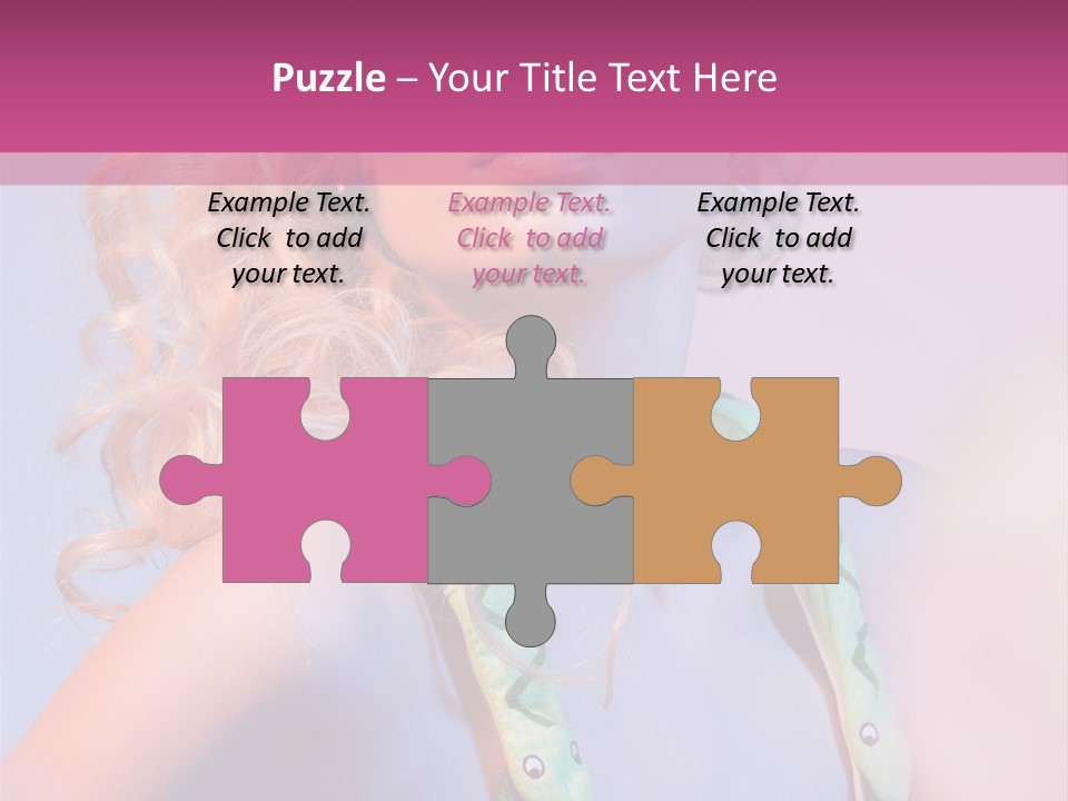 Pretty Female Summer PowerPoint Template