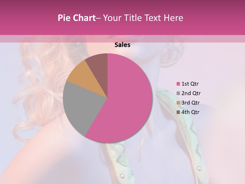 Pretty Female Summer PowerPoint Template