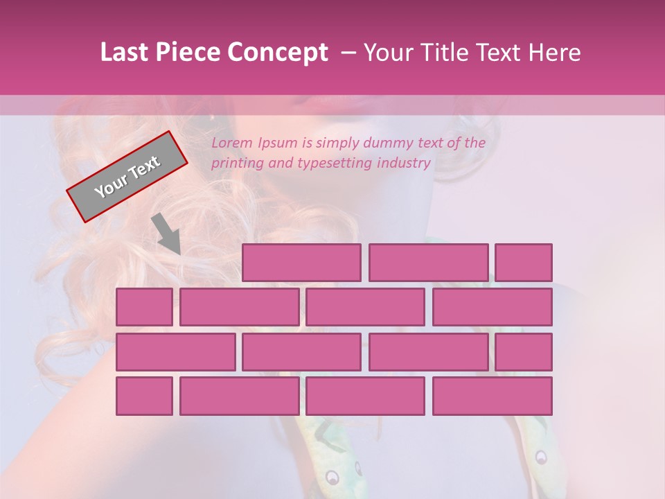 Pretty Female Summer PowerPoint Template