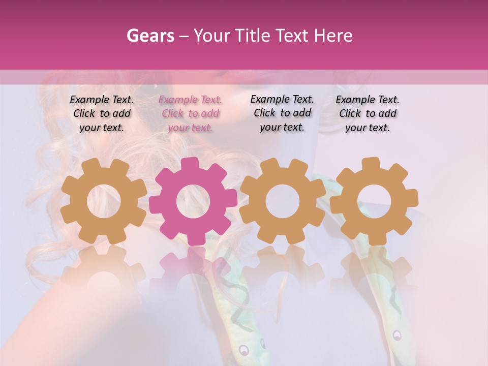 Pretty Female Summer PowerPoint Template