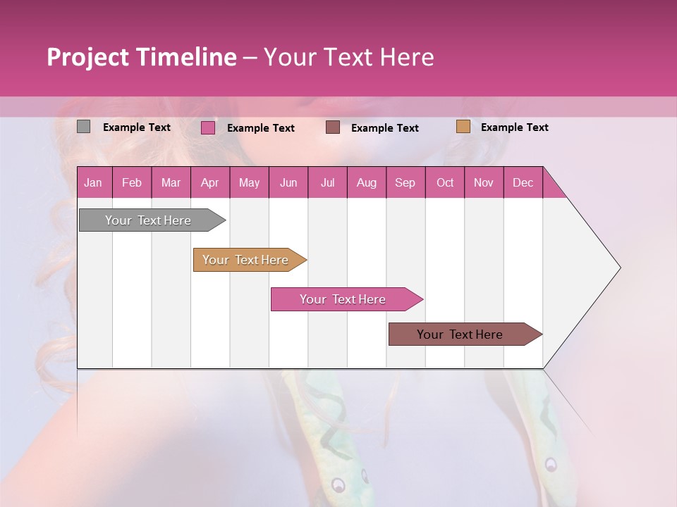 Pretty Female Summer PowerPoint Template