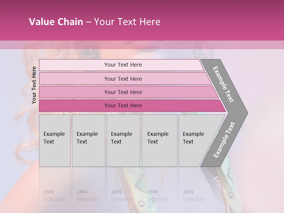 Pretty Female Summer PowerPoint Template