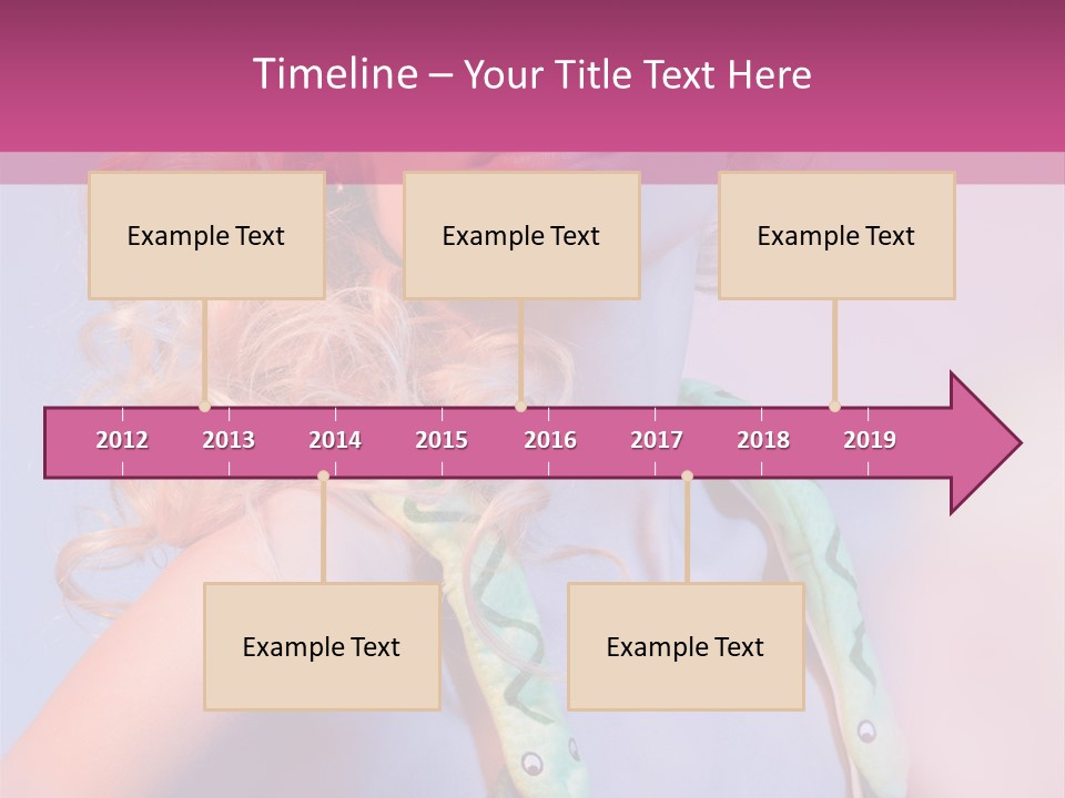 Pretty Female Summer PowerPoint Template