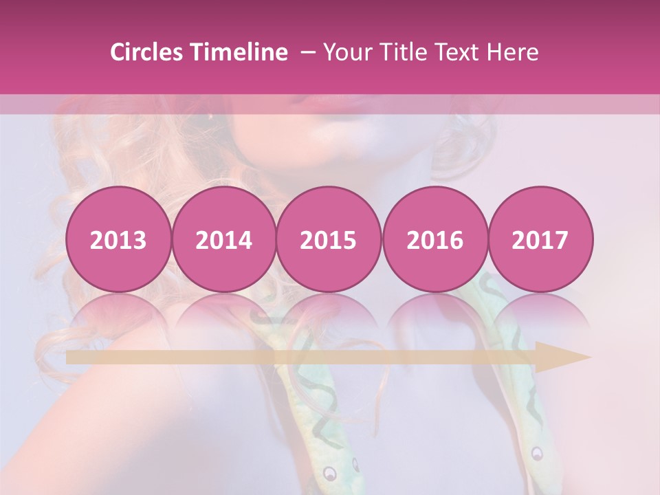 Pretty Female Summer PowerPoint Template