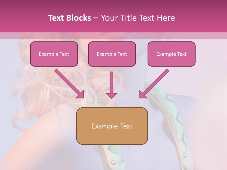 Pretty Female Summer PowerPoint Template