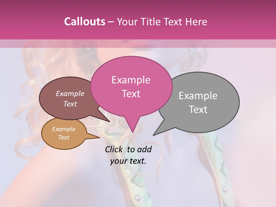 Pretty Female Summer PowerPoint Template