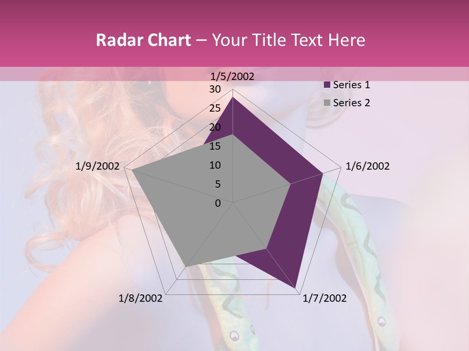 Pretty Female Summer PowerPoint Template