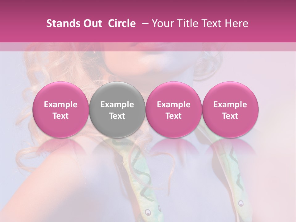 Pretty Female Summer PowerPoint Template