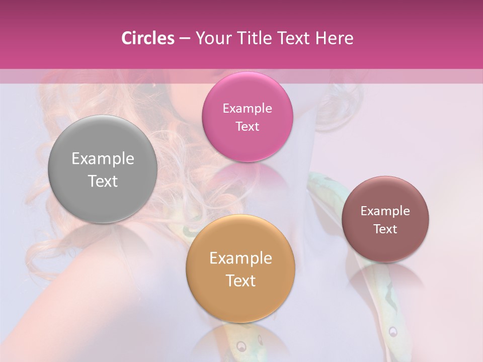Pretty Female Summer PowerPoint Template