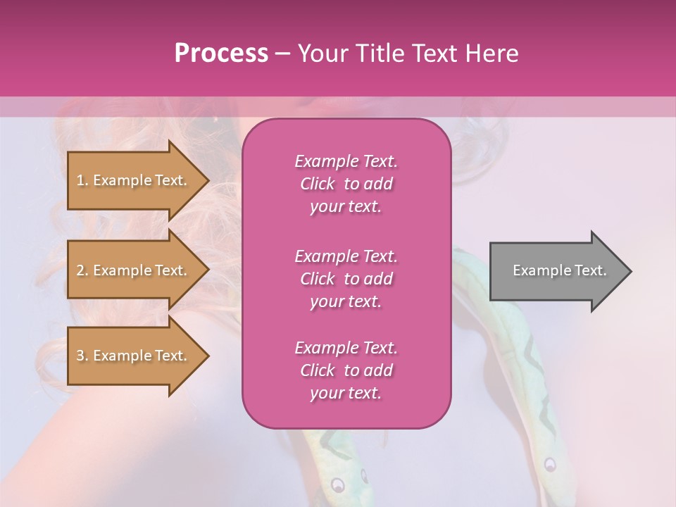 Pretty Female Summer PowerPoint Template