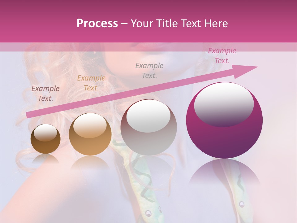 Pretty Female Summer PowerPoint Template