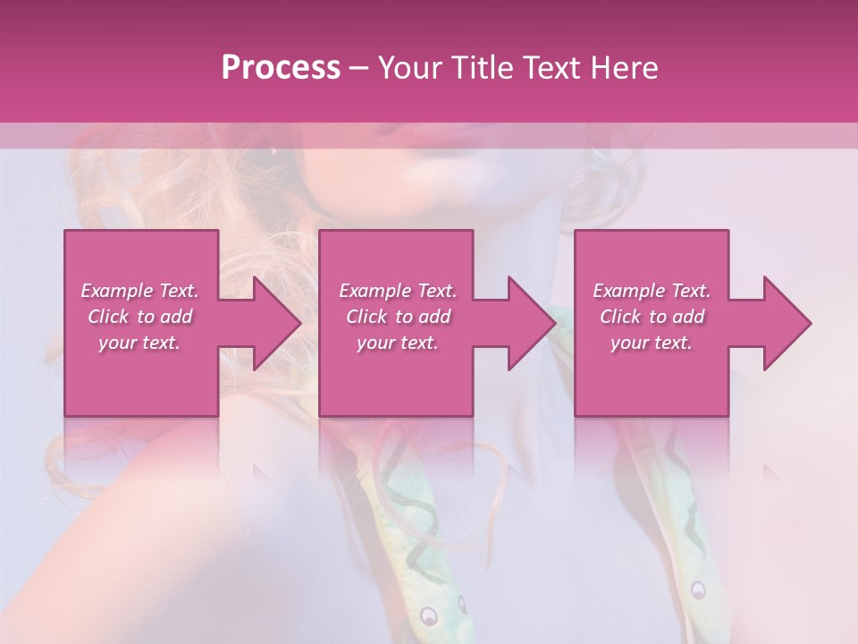 Pretty Female Summer PowerPoint Template