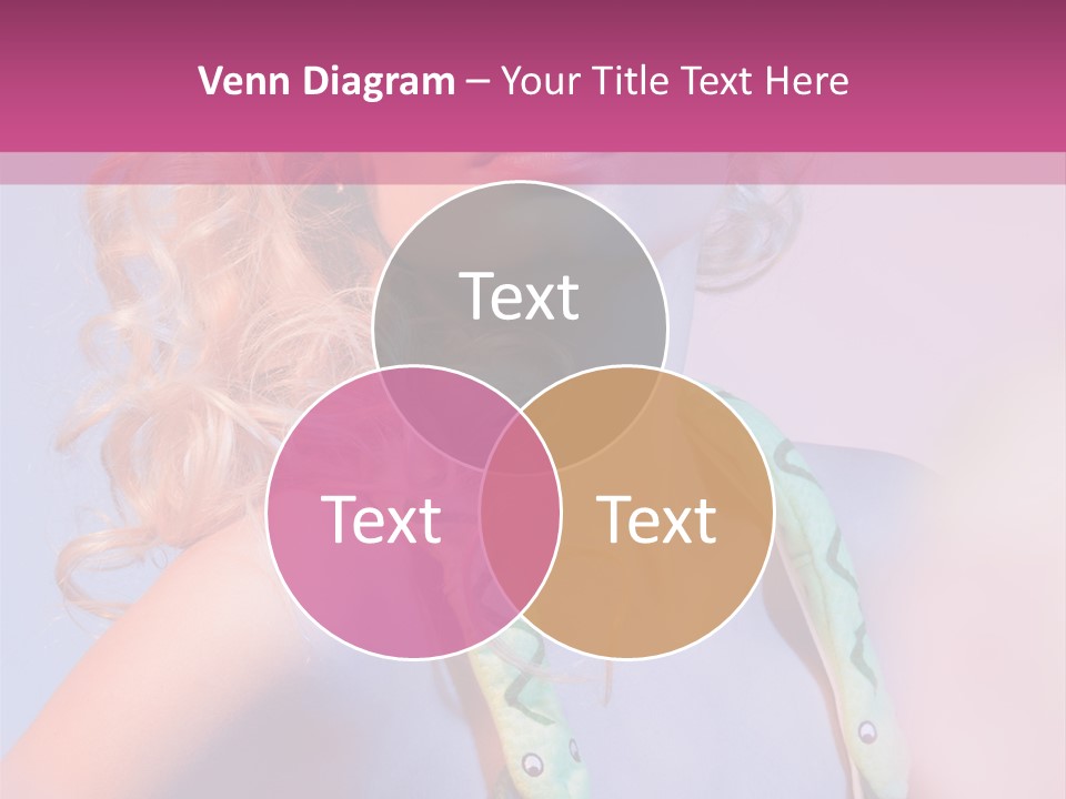 Pretty Female Summer PowerPoint Template