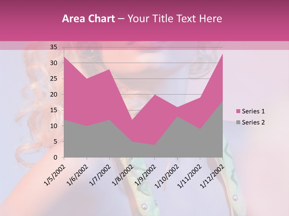 Pretty Female Summer PowerPoint Template