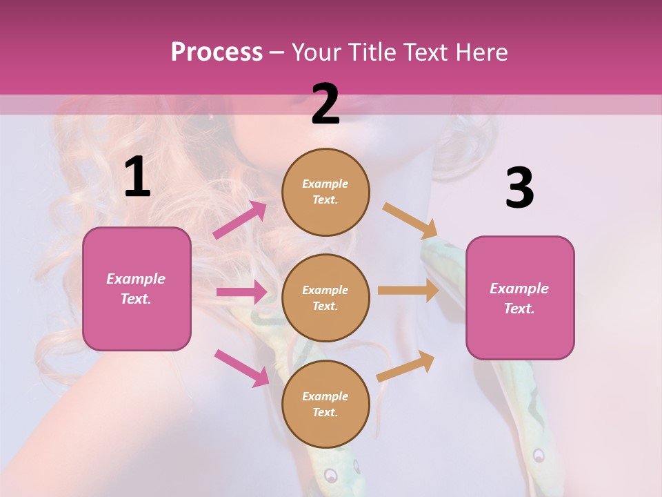 Pretty Female Summer PowerPoint Template