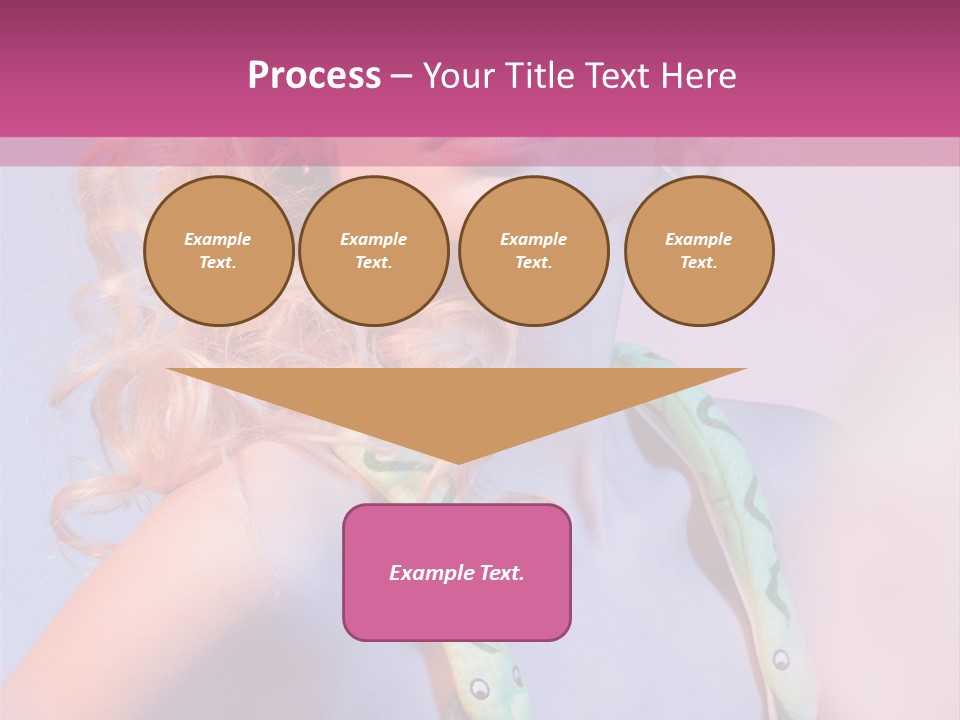 Pretty Female Summer PowerPoint Template