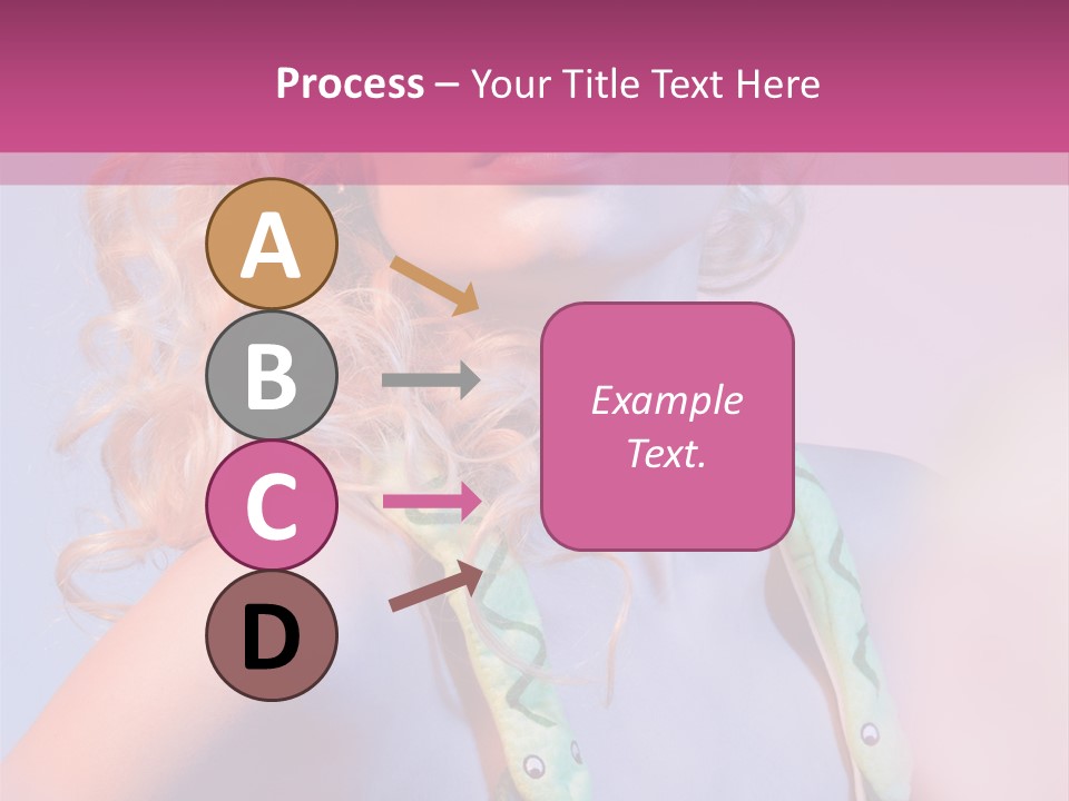 Pretty Female Summer PowerPoint Template