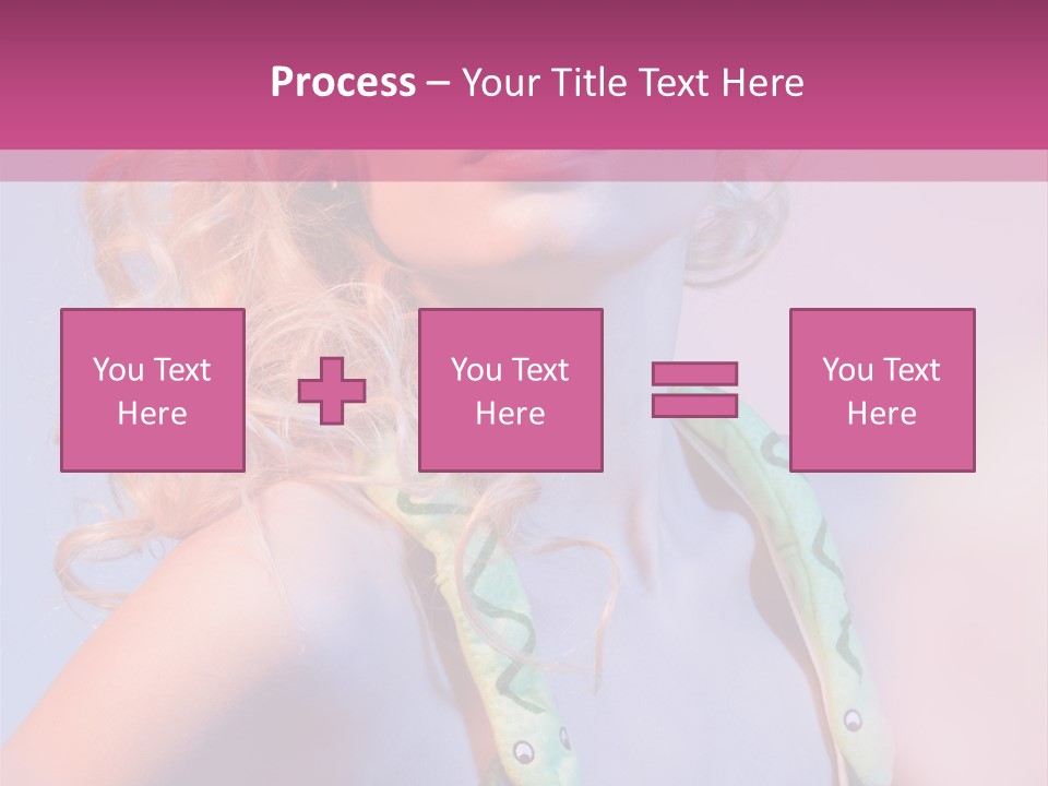 Pretty Female Summer PowerPoint Template