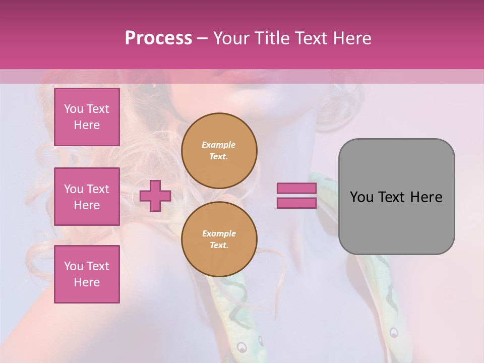 Pretty Female Summer PowerPoint Template