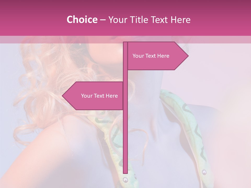 Pretty Female Summer PowerPoint Template