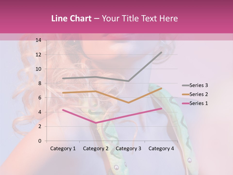 Pretty Female Summer PowerPoint Template