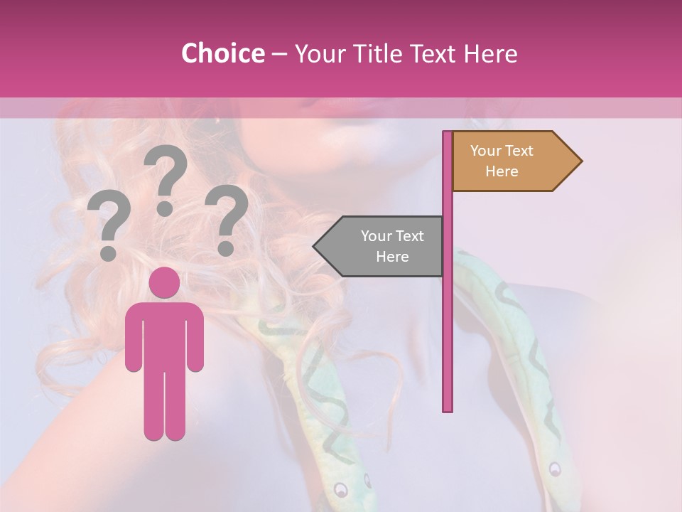 Pretty Female Summer PowerPoint Template